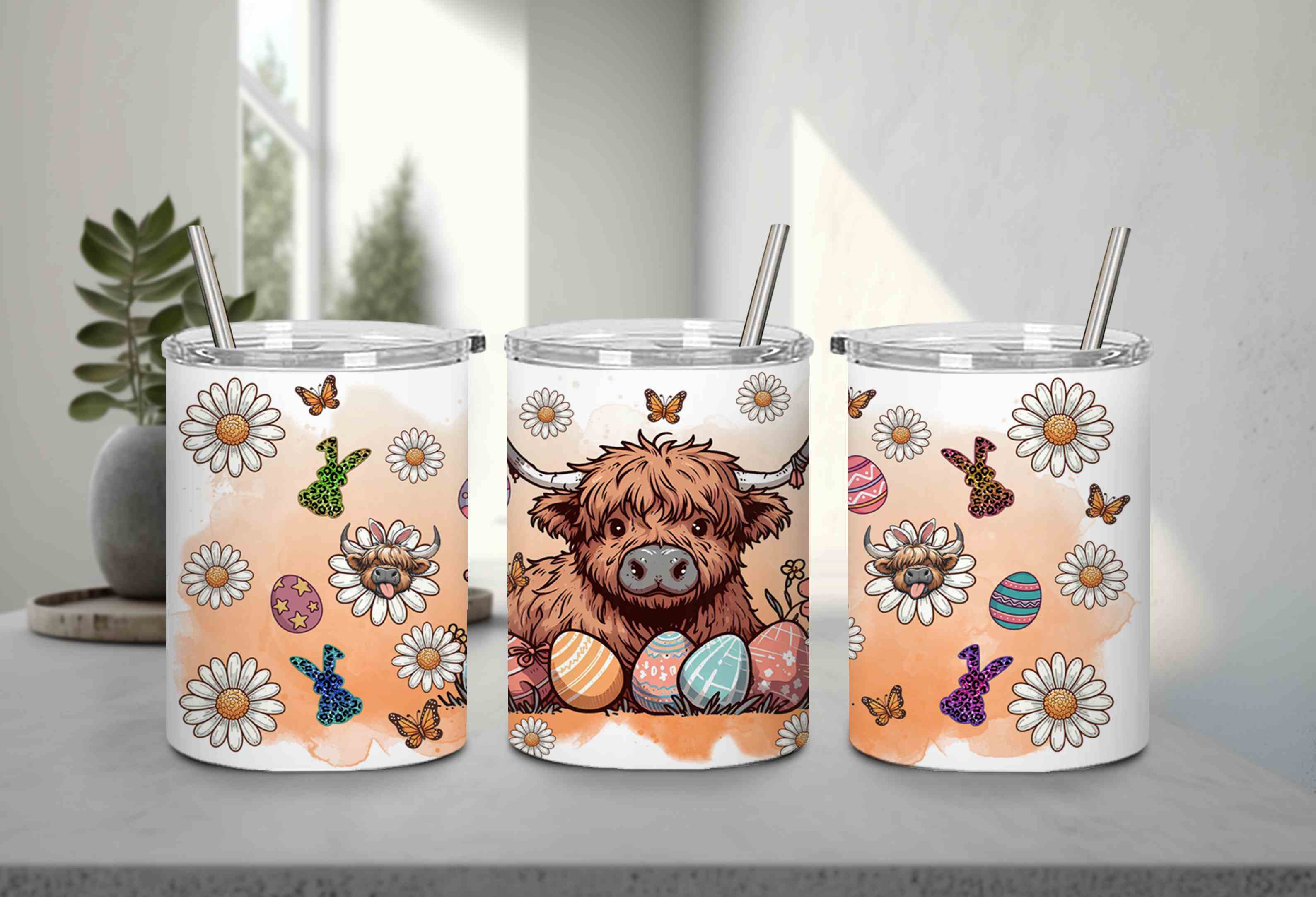Highland Cow Easter-10375
